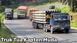 Truk Tua Kapten Muda Muatan Berat