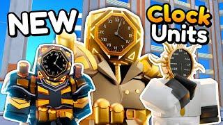 I Used ALL NEW CLOCK UNITS!! (Toilet Tower Defense)