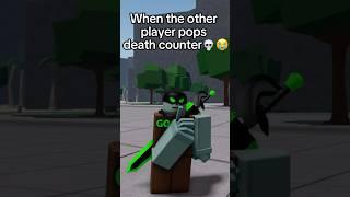 Bro used death counter  The Strongest Battlegrounds ROBLOX #shorts