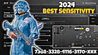 New Update 3.3️Best Sensitivity Code + Control Settings Pubg Mobile/Bgmi Sensitivity 2024