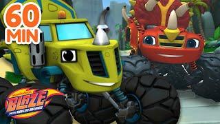 60 Minutes of Blaze & Zeg Dino Adventures!  | Blaze and the Monster Machines