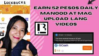 LUCKBUCKS APP: GAWIN LANG MGA TASK  LIBRE 52 PESOS DAILY | LEGIT EARNING APPS