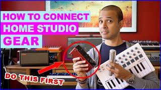 How to connect HOME STUDIO Equipment