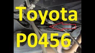 Causes and Fixes Toyota P0456 Code Evaporative Emission Control System Leak Detected very small leak