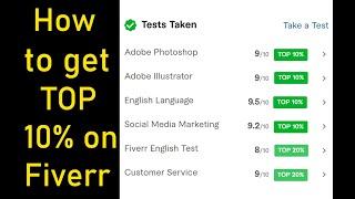 How to pass any Fiverr test & get  top 10% | How to clear Fiverr skill test | Fiverr in 2023