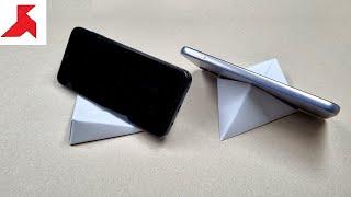 ORIGAMI - How to make PHONE STAND from A4 paper (version 2.0)