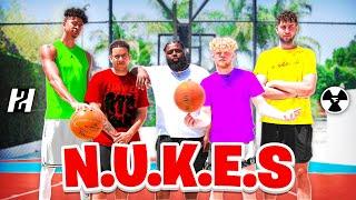 FaZe N.U.K.E.S Squad House Basketball Trickshot ft. (TJass & LSK)