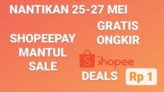 Shopee SERBA SERIBU flash sale Pukul 00.00 tanggal 26 mei 2021