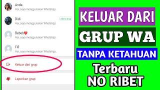 Cara Keluar Dari Grup WA Tanpa Diketahui Admin dan Anggota Lain