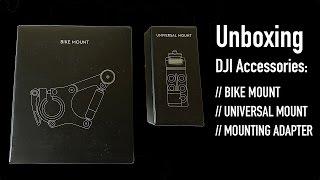 Unboxing Accessories for the DJI Osmo Mobile: Bike Mount, Universal Mount and Mounting Adapter