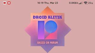 MIUI 12 Droid Klitik by FenFren for Redmi Note 5 (Whyred)