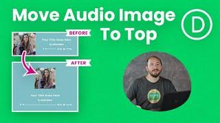 How To Move The Divi Audio Module Image To The Top