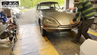 CITROEN DS 23 1973. INSTALLATION DE LA CLIMATISATION 02