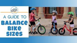 A Guide To Balance Bike Sizes (and how to set the seat height!)