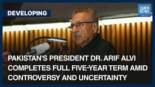 Pakistan’s President Arif Alvi Completes Full Five-Year Term | Developing | Dawn News English