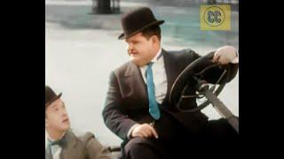 Laurel & Hardy: The Stolen Jools (1931) full version of colorized movie in 2k