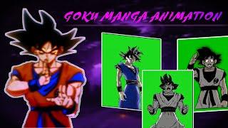 30+ GOKU & GOKU BLACK Manga Animation green screen