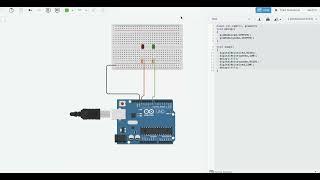 Encendido y apagado alternado de dos LED en un Arduino -Automatizacion Industrial y Robótica