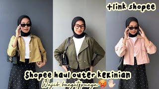 SHOPEE HAUL OUTFIT WITH OUTER KEKINIAN RACUN TIKTOK