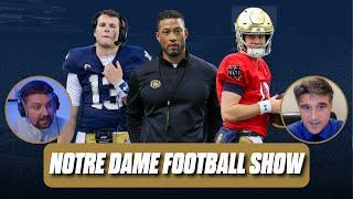 Notre Dame football show: Riley Leonard injury, Angeli's strengths | Where the Irish go from here