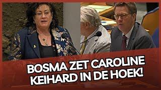 Au: Caroline komt klagen maar Bosma zet haar keihard in de HOEK!