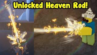 I Unlocked New Rarest Heaven Rod In Fisch Roblox!