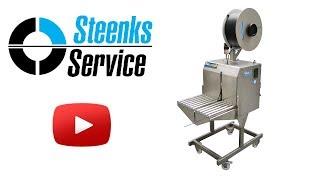 Reisopack 2400 strapping machine | vertical strapping | strapper made of stainless steel