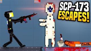 SCP-173 ESCAPES THE FACILITY - People Playground Gameplay