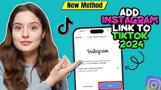 How To Add Instagram Link To TikTok 2024 | Full Guide