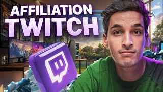 comment faire de l'affiliation Twitch en 2024