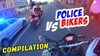 Bikers VS Cops 2024 - Best Motorcycle Police Chases [FUNNY]