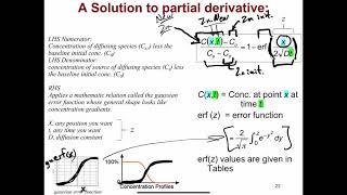 ENGR 170 / MSCI 201 Fick's 2nd and boundary conditions, error function erf