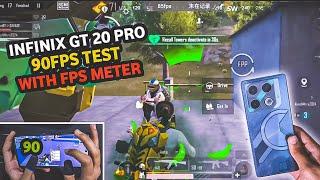 INFINIX GT 20 PRO 90FPS TEST WITH FPS METER🫨 | CONSTANT 90FPS | 90FPS GAMEPLAY