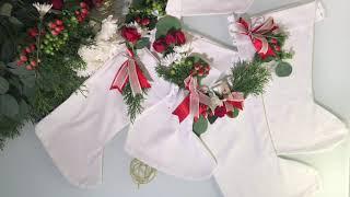 Christmas stocking decorating ideas from Global Rose