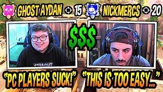 NICKMERCS & Ghost Aydan DOMINATE Tilted Towers Against PC Pros! (FALL SKIRMISH HIGHLIGHTS)