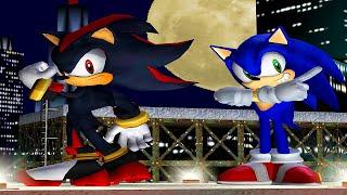 Shadow X Sonic Super Smash Bros Melee!