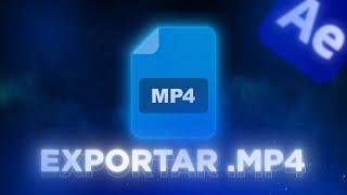 COMO RENDERIZAR EM MP4 NO AFTER EFFECTS - 2023