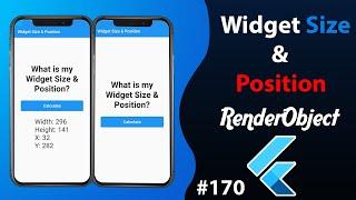 Flutter Tutorial - Get Widget Size & Position - Get X, Y, Width & Height Of Widget