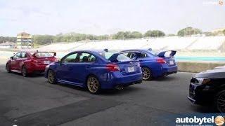 2015 Subaru WRX STI First Drive Review @ Mazda Raceway Laguna Seca