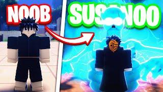 Going From NOOB To 0.1% SUSANOO OBITO (Intangible) in Ninja Time.. - Roblox