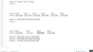 LeetCode 1152. Analyze User Website Visit Pattern