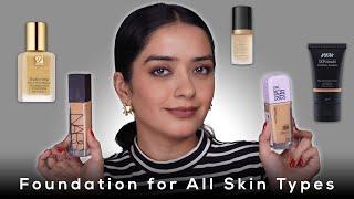 Best Foundations for Oily, Dry, and Combination Skin: Swatches & Review