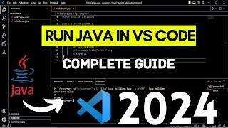 Create & Run Java Program in Visual Studio Code [2024] | VS Code Java | Java Extensions in VS Code