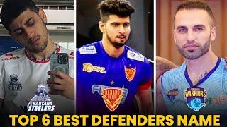 PKL 11: Top Defenders Name |किसके नाम होगा Season 11 का Orange Band |PKL 2024 |