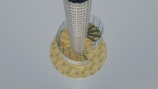 SPIRAL STAIR-SKETCHUP TUTORIAL