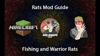 RATS mod | FISHING and WARRIOR rats | Modded Minecraft Tutorial