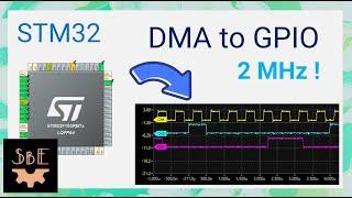 STM32 Tutorial - DMA to GPIO for fast bit patterns (2 MHz) stm32f103rb