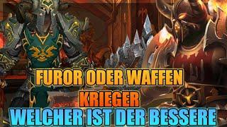 FUROR ODER WAFFEN KRIEGER VOR UND NACHTEILE UND WER IST BESSER | WOW THE WAR WITHIN | BROKKEN