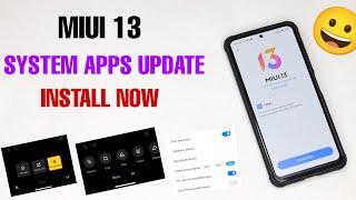  MIUI 13 NEW SYSTEM APP UPDATE | MIUI 13 System Launcher