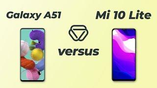 Samsung Galaxy A51 vs Xiaomi Mi 10 Lite - Vergleich der wichtigsten Unterschiede auf deutsch